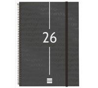 Agenda Finocam YEAR Nero A4 21 x 29,7 cm 2026