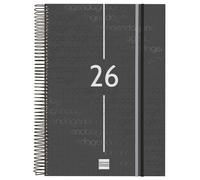 Agenda Finocam YEAR Nero A4 21 x 29,7 cm 2026
