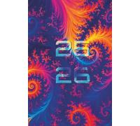 Agenda Fractal curso escolar 2025 2026: Planificador mensual, semanal y diario