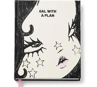 Agenda Gal With A Plan 2026 con copertina rigida, organizer mensile e settimanale con grafica originale, adesivi personalizzati portatili, elegante agenda potenziante per le donne (1pcs)