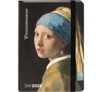 HALTADEFINIZIONE - Agenda Mini Giornaliera 12 Mesi, Agenda 2026 con Copertina Stampata con un'Opera d'Arte di Monet, Chiusura ad Elastico, Doppio Segnalibro e 352 Pagine, 11 x 15.3 cm, Orecchino