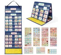 Agenda giornaliera 2 in 1 e settimanale per bambini, agenda di routine ideale con 144 schede, programma giornaliero per bambini, calendario settimanale magnetico con magnete morbido, calendario