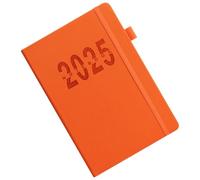 Agenda giornaliera 2025 Academic con etichetta mensile 147 x 212 mm, 2025, anno intero giornaliero da gennaio a dicembre Creative Journal
