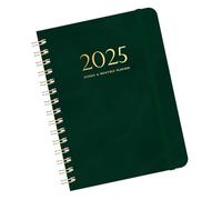 Agenda giornaliera 2025, quaderno aziendale, agenda portatile 2025, giornaliera, settimanale e mensile, perfetta per organizzare la tua pianificazione