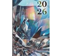 Agenda Giornaliera 2026 Multicolor: Planner 365 Giorni 5 Lingue: Interni Colorati a Tinta Unita, Formato 6x9, Multilingua: Italiano, English, Français, Deutsch, Español