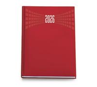 Agenda giornaliera 2026 ROSSA Prenotazioni Hotel B&B Ristorante 21x30cm A4