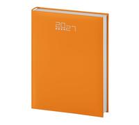 Agenda Giornaliera 2027 A5 AGENDEPOINT.IT® 15x21cm Copertina Gommata Blu