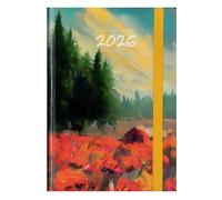 Agenda Giornaliera A6 2026 Cangini Filippi Quadrettino 10x15 Copertina Morbida Painting AG10PA (Giallo)