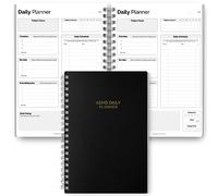 Agenda giornaliera ADHD per adulti neurodivergenti, pianificatore giornaliero della produttività e gestione delle attività per rimanere organizzati e concentrati, formato A5