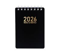 Agenda giornaliera, agenda giornaliera 2026, formato tascabile, formato A7, con morbida, per ricerca universitaria e giurisprudenza sul posto di lavoro