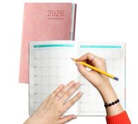 Agenda Giornaliera, Agenda Giornaliera 2026 per Attività, Organizzatore A5 Copertina Rigida 12 Mesi Per Professionisti Giovani Adulti