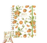 Agenda giornaliera, agenda giornaliera, agenda giornaliera 2025 | Quaderno delle cose da con copertina vegetale - Bellissimo planner giornaliero per donne o uomini, taccuino planner