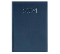 Agenda Giornaliera Baldo "Gommato"17x24 Centimetri 2024 Sabato e Domenica Separati AG17DGO (Blu)