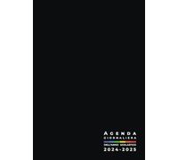 Agenda giornaliera dell’anno scolastico 2024-2025: Un giorno per pagina durante la settimana, due giorni per pagina nei fine settimana, formato piccolo A5