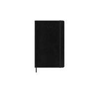 Moleskine 12 Monate Tagesnotizkalender 2026, L/A5, 1 Tag = 1 Seite, Weicher Einband, Schwarz