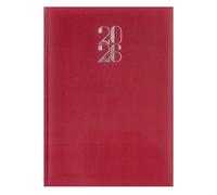 Agenda Giornaliera Notabene Gommato A5 15x21 2026 Sabato e Dom. Sulla Stessa Pagina AG15D6GO (Rossa)