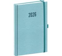 Agenda giornaliera Notique Rivoli 2026 azzurro chiaro 15 x 21 cm