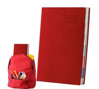 Agenda Giornaliera - Organizer Personale 2026 Per Lavoro e Pianificazione | A5 Copertina Rigida Agenda 12 Mesi per Adulti e Studenti