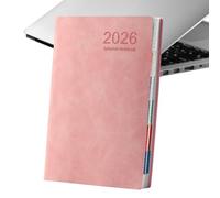 Agenda Giornaliera | Organizzatore Attività 2026 Agenda Lavoro,A5 Copertina Rigida 12 Mesi per Adulti e Studenti