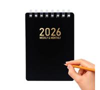 Agenda giornaliera | Taccuino a 2026 | Formato tascabile A7 a morbida per data per ricerca universitaria giurisprudenza sul posto di lavoro