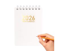 Agenda giornaliera - Taccuino a 2026, formato tascabile, con morbida, formato, per scuola, lavoro, pianificazione, ricerca, infermieristica, scrittura, studio