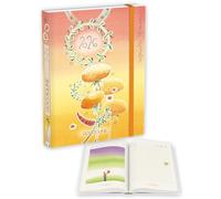 Agenda"Goccioline"Giornaliera- Day 2026 12 Mesi 11,5x16,5 Centimetri Chiusura Con Elastico GO26AM (Giallo)