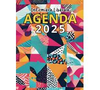 Agenda Infirmière Libérale: 2 JOURS PAR PAGE, Grand format, de 5h à 21h45, toutes les 15min, bilan comptable