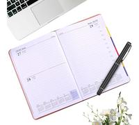 Agenda inglese 2026 - 16,7 x 20,34 cm, formato A5, per tracciare gli obiettivi, programma giornaliero con lista delle cose da , diario di lavoro e personale per appuntamenti, pianificazione e