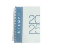 Agenda Intempo 2023 Giornaliera Spirale Copertina in PPL Formato A4 21x30 + Penna Omaggio + Calendario Tascabile Segnalibro