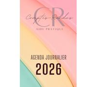Agenda Journalier 2026 - Aide Pratique Comptes-Rendus: 1 Page daté par Jour. Suivi Journalier et Mensuel des Objectifs Spirituels et Personnels. Petit ... (13.97x21.59 cm). Couverture "I am Revived".