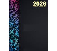 Agenda journalier 2026: Planificateur une page par jour avec heure - 365 jours ,avec planification mensuel | grand format A4