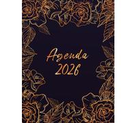 Agenda Journalier 2026 Professionnel A4: Planificateur Grand Format | 1 Page Par Jour avec Heure | 12 Mois du 1er janvier au 31 décembre