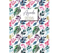 Agenda Journalier 2026 Professionnel: Planificateur Grand Format A4 | 1 Page par Jour avec Heures | 12 Mois - du 1er Janvier au 31 Décembre