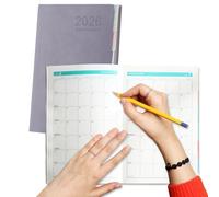 Agenda Lavoro Notebook,Pianificatore Giornaliero Per Le Attività E La Gestione Del Calendario 2026 | Formato A5 Elegante Taccuino Copertina Rigida Per Piani Business Fitness Studio