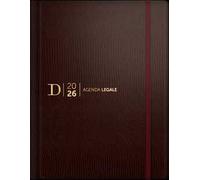 Agenda legale 2026. 15 mesi. Ediz. bordeaux