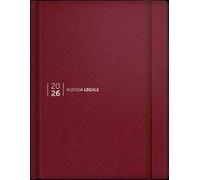 Agenda legale 2026. Ediz. leather rossa. Con App Agenda Legale Pro