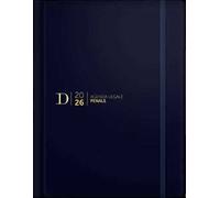Agenda legale penale Dike 2026. 15 mesi. Blu