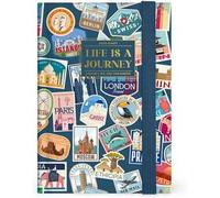 Legami - Agenda Giornaliera Fotografica Small 2026, Travel Stickers, 12 Mesi, Chiusura con Elastico, Diario da Gennaio 2026 a Dicembre 2026, in Carta FSC Certificata, 9.5 x 13.5 cm