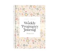 Agenda leggera per gravidanza, progettata per un facile trasporto e per un diario settimanale dettagliato dei progressi della protrusione del bambino