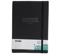 AGENDA Libro Prenotazioni anno 2025 DOPPIA PAGINA GIORNALIERA Deluxe Prestige Professional F.TO A4 21 x 29,7 cm HOTEL RISTORANTI B&B SIMILPELLE nero + penna a scatto e segnalibro