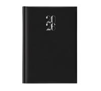 AGENDA Libro Prenotazioni anno 2026 blu GIORNALIERA Deluxe Prestige Professional copertina elegante imbottita F.TO A4 21 x 29,7 cm HOTEL RISTORANTI B&B SIMILPELLE nera + segnalibro