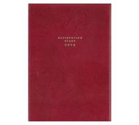 Agenda-Libro Prenotazioni Ristorante A4 2026 21x29,7 Venerdì,Sabato e Domenica Doppia Pagina Madrid AG00RIS (Rosso)