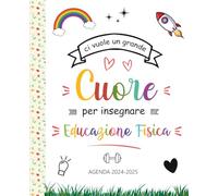 Agenda Maestra 2024 2025: Pianificatore settimanale e mensile | una settimana su due pagine | 12 mesi | regalo maestra educazione fisica | nido asilo elementare scuola secondaria