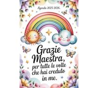 Agenda Maestra 2025 2026: Settimanale e mensile , regali maestre fine anno , originale
