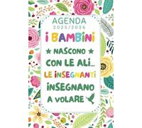 Agenda Maestra: Diario scolastia Settimanale e mensile , regali insegnanti fine anno personalizzati
