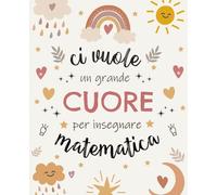Agenda Maestra Matematica 2025 2026: Pianificatore settimanale e mensile | regalo maestre fine anno | nido asilo elementare scuola secondaria