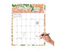 Agenda Magnetica 2026 - Calendario Giornaliero Di 12, Programma Di Punch-In per Il Conto Alla Rovescia a Prova Di Sbavature | Scuola Cucina Ufficio Soggiorno Dormitorio Appartamento Aula Pianific