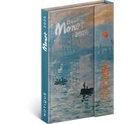 Agenda magnetica settimanale Claude Monet 2026, 11 x 16 cm