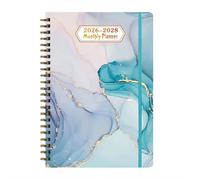 Agenda mensile 2026-2028, planner mensile 3 anni 2026-2028, calendario con 36 schede M-onthly, calendario 3 anni con copertina rigida e linguette M-onthly, ideale per una pianificazione a lungo