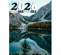 Agenda Mensile 2026: Organizzatore per il lavoro di squadra, copertina motivazionale aziendale con texture naturale